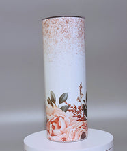 Load image into Gallery viewer, Insulated Tumbler with leak proof lid and straw, Custom tumbler, Stainless steel skinny tumbler with straw.