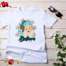 Load image into Gallery viewer, Believe Vintage Santa Christmas shirt, Custom Christmas shirt, Holiday shirt,