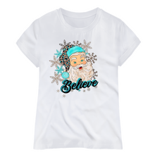 Load image into Gallery viewer, Believe Vintage Santa Christmas shirt, Custom Christmas shirt, Holiday shirt,
