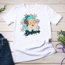 Load image into Gallery viewer, Believe Vintage Santa Christmas shirt, Custom Christmas shirt, Holiday shirt,