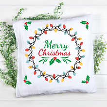 Load image into Gallery viewer, Christmas throw pillow cover, Holiday pillowcase, Couch pillow cover, Custom Christmas chair pillow case.