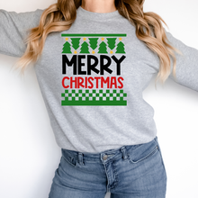 Load image into Gallery viewer, Merry Christmas sweatshirt, Christmas sweater, Custom sweatshirt, Crewneck sweater, Christmas gift.