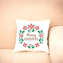 Load image into Gallery viewer, Christmas throw pillow cover, Christmas pillowcase, Couch pillows, Custom pillow case.