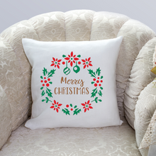 Load image into Gallery viewer, Christmas throw pillow cover, Christmas pillowcase, Couch pillows, Custom pillow case.