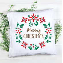 Load image into Gallery viewer, Christmas throw pillow cover, Christmas pillowcase, Couch pillows, Custom pillow case.