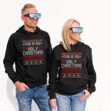 Load image into Gallery viewer, This is my ugly Christmas sweater, Custom sweatshirt, crew neck sweatshirt, Trendy sweatshirt.