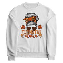 Load image into Gallery viewer, Thankful Mama sweatshirt, Thanksgiving sweatshirt, Mama sweatshirt, Fall sweater, Cozy season sweatshirt, Winter clothing, Outerwear.
