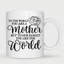 Load image into Gallery viewer, Custom coffee mug for mom, Gift for mom, Mother's day gift, Bonus mom gift, Ceramic coffee mug, Large coffee mug, Hot chocolate mug, Tea mug.
