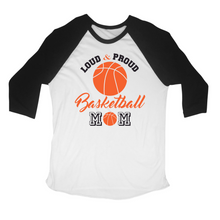Load image into Gallery viewer, Basketball Mom custom T shirt, Ladies T shirt, Shirt for mom.