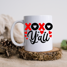 Load image into Gallery viewer, XOXO Y' all Coffee mug, Love mug.
