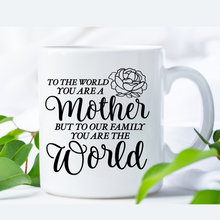 Load image into Gallery viewer, Custom coffee mug for mom, Gift for mom, Mother's day gift, Bonus mom gift, Ceramic coffee mug, Large coffee mug, Hot chocolate mug, Tea mug.
