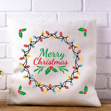 Load image into Gallery viewer, Christmas throw pillow cover, Holiday pillowcase, Couch pillow cover, Custom Christmas chair  pillow case.
