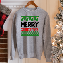 Load image into Gallery viewer, Merry Christmas sweatshirt, Christmas sweater, Custom sweatshirt, Crewneck sweater, Christmas gift.
