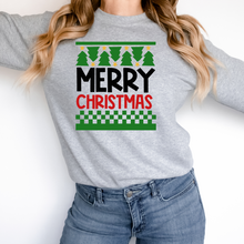 Load image into Gallery viewer, Merry Christmas sweatshirt, Christmas sweater, Custom sweatshirt, Crewneck sweater, Christmas gift.
