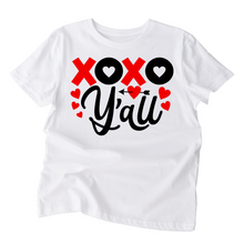 Load image into Gallery viewer, XOXO Y &#39;all Ladies T shirt, Custom shirt.
