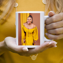 Load image into Gallery viewer, Custom mug personalized with picture and name, Photo mug, coffee mug, Hot chocolate mug.
